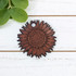 Sunflower Leather Keychain
