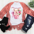 Whatever Frosts Your Cupcake Watercolor Pig Sublimation Transfer