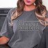 Checkered Mama DTF Heat Transfer, product design featuring the word MAMA in a black and white checkered pattern.