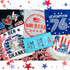 Patriotic Screen Print Heat Transfer BUNDLE