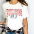 Bulldogs Red PUFF  Screen Print Heat Transfer