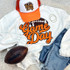 Orange Game Day Football Chenille Patch