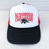 Panthers Red PUFF Hat/Pocket Screen Print Heat Transfer