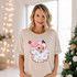 Pink Santa Chenille Patch