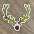 Reindeer Sequins Chenille Patch