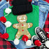 Sequin Gingerbread Man Patch