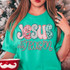 Jesus Is The Reason Faux Sequins DTF Heat Transfer