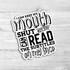 I Can Keep My Mouth Shut Die Cut Sticker, humorous black and white sticker with text design saying 'I can keep my mouth shut but you can read the subtitles on my face' on a light wooden background.