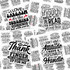 Super Snarky Variety Pack Sticker Sheet, humorous stickers with sarcastic and witty sayings like 'I love sarcasm,' 'I can't keep my mouth shut but you read the subtitles on my face,' 'Thank my middle finger,' and 'I don't have an attitude, I have a personality you can't handle.'