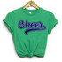 Blue Cheer Faux Sequins DTF Heat Transfer