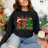 Have A Cup Of Cheer Faux Embroidery DTF Heat Transfer