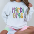 Mardi Gras Faux Sequins DTF Heat Transfer