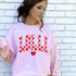 Lolli Valentine Checkered DTF Heat Transfer