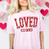 Loved John 3:17 Hearts DTF Heat Transfer