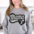 Colorguard Mama Heart FAUX Embroidery DTF Heat Transfer