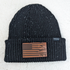 Gun American Flag Leather Hat Patch