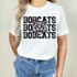 Bobcats Stacked Faux Embroidery DTF Heat Transfer