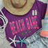 Beach Babe NEON Screen Print Heat Transfer