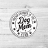 Proud Member Of The Dog Mom Club Die Cut Sticker