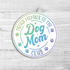 Proud Member Of The Dog Mom Club Die Cut Sticker