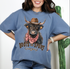 Boots & Spurs Shaggy Cow DTF Heat Transfer