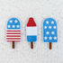 INDIVIDUAL Patriotic Popsicle Embroidered HAT/POCKET Patch