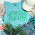 Sunkissed Green PUFF Screen Print Heat Transfer