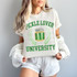 Pickle Lover University Faux Glitter DTF Heat Transfer