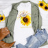 Semicolon Sunflower Choose to keep going Suicide Awareness Sublimation Transfer
