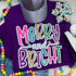 Colorful Sequin Merry and Bright Patch