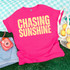 Distressed Chasing Sunshine DTF Heat Transfer