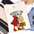 Respect Your Locals - PICK YOUR TEAM DTF Heat Transfer T-shirt featuring a cardinal bird mascot and Iowa State branding.