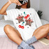 Cherry Cheetah Stars DTF Heat Transfer