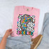 Dotted Graffiti Mascot DTF Heat Transfer