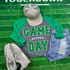 Game Day with Silicon Laces Patch - 10 Colors, display of casual sportswear including a cap, a graphic t-shirt, distressed denim shorts, white sneakers, and a green background with sports-themed design.