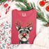 Christmas Reindeer Dog DTF Heat Transfer