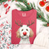 Christmas Reindeer Dog DTF Heat Transfer