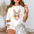 Polka Dot Bow Bunny DTF Heat Transfer