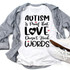 Autism Awareness Love Doesnt Need Words Sublimation Transfer
