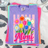 Flower Bouquet Title DTF Heat Transfer