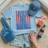 Jesus & Baseball Red Stripes Puff Screen Print Transfer
