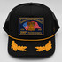 USA 250th Anniversary Embroidered Hat Patch, patch celebrating the 250th anniversary of the United States with patriotic images and text.