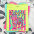 Easy Tiger DTF Heat Transfer, colorful apparel with vibrant tiger design and playful text.