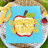 Grade School Hallelujah Apple DTF Heat Transfer, colorful apple graphic with text for fourth-grade celebration.