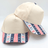 Coquettes & Stripes Cotton Hat – Patriotic Bow Print Cap