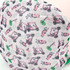 Pink & Green Striped Bill Golf Mesh Cotton Hat