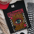 Retro Band Tees - Knockout Black DTF Heat Transfer