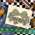 Camo Bow School Mascot DTF Heat Transfer