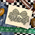Camo Bow School Mascot DTF Heat Transfer