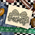 Camo Bow School Mascot DTF Heat Transfer